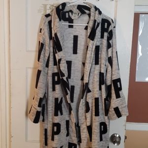 Pink Victoria secret plush robe